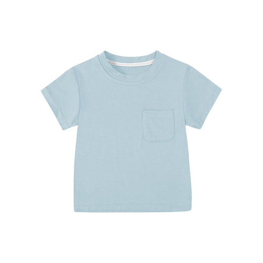 4.8 BT1220 Baby Boys Light Blue Short Sleeves Tee Shirts Top Pre order