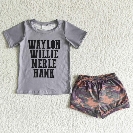 C0-7 boy summer Bummies Set