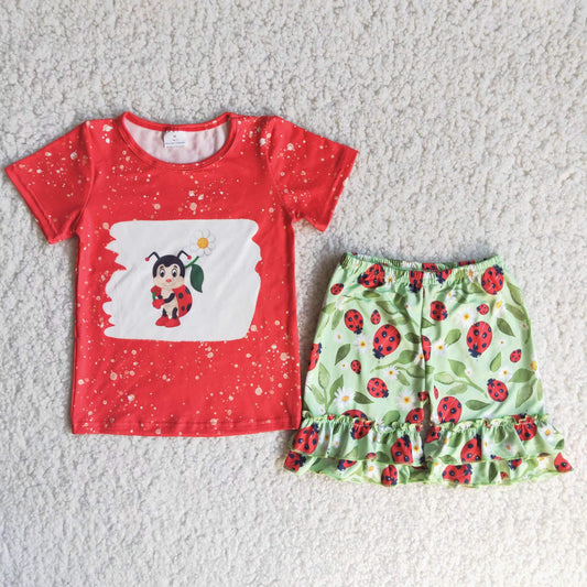 C13-2 Beetle Girl Short Sleeve Set