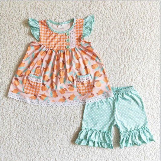 C2-13 Hot Sale Pocket Kid Shorts Summer Boutique Children Clothing Outfits