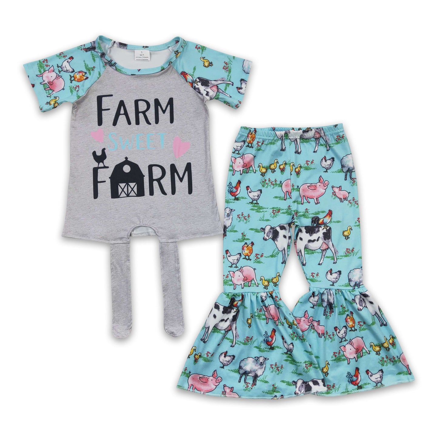 C3-15  Cow Farm Girl Short Outfit