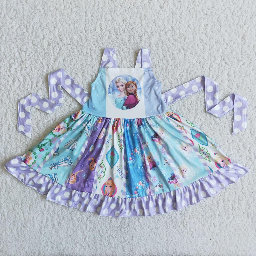 C3-16 Cute Girl Summer Twirl Dress