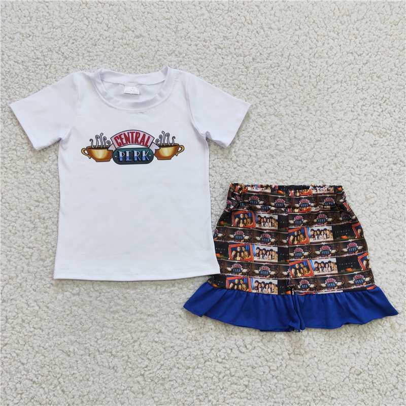 C3-2  Lovely Kid Shorts Summer Boutique Children Clothing Outfits