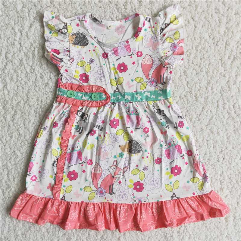 C3-9-1 Pink Baby Girls Cute Summer Dress