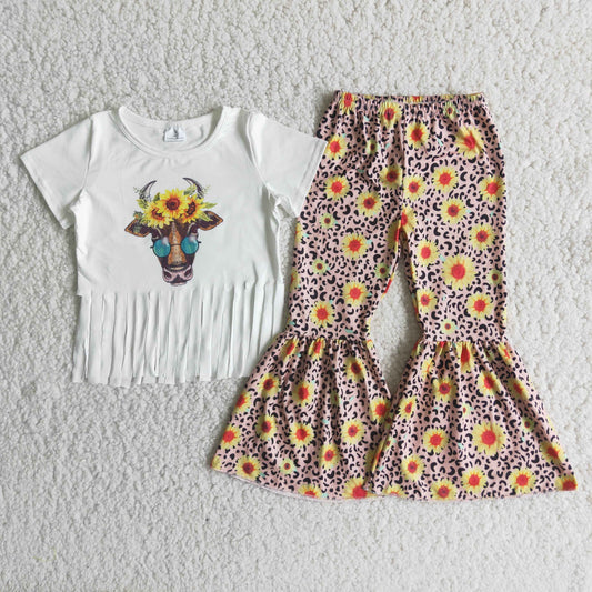 C4-2 Sunflower Summer Clothing Boutique Kid clothes