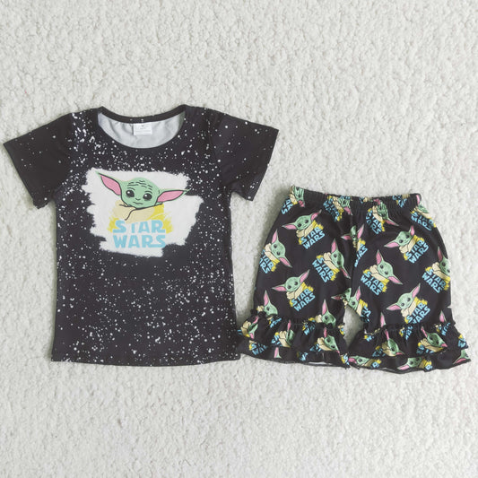 C9-24 Cartoon Summer Shorts Sets