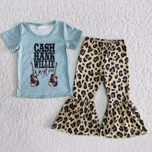 D9-13 Leopard Singer Girl Summer Clothing Boutique Outfit