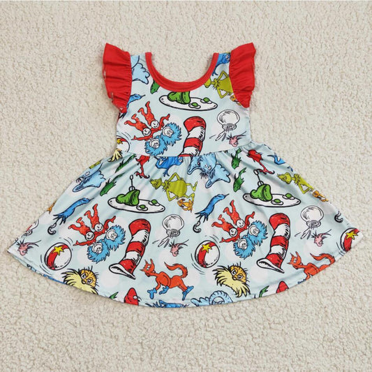 GSD0211 Girls Cartoon Dress