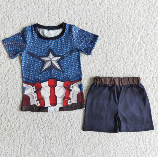 E12-12 Shorts Sets Summer Boutique Children Clothing