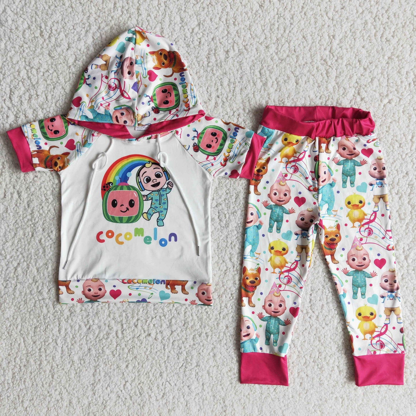 E13-16 Cute Design Children Clothing Long Sleeve Kid Boutique Outfits