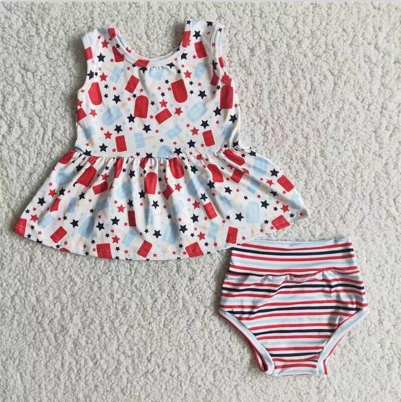 E3-15 ice cream summer Bummies Set