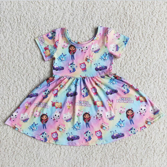 E3-6 Colorful Girl Summer Dress