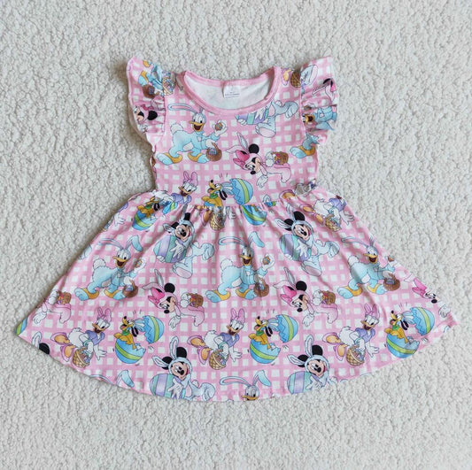 E9-1  Easter Egg Cute Girl Summer Dress