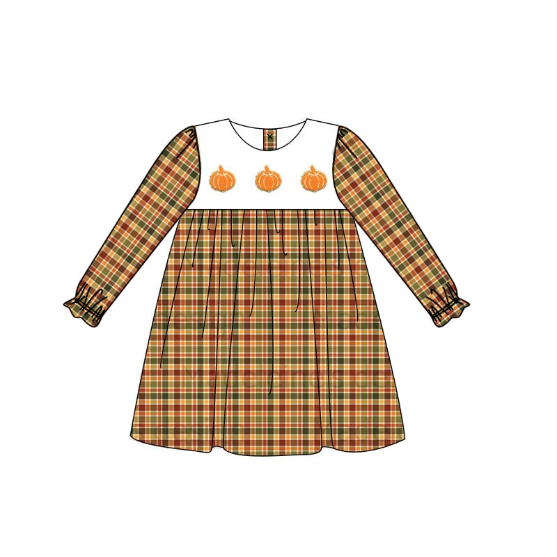 GLD0517 Turkey Girl Summer Design Long Sleeve Children Dresses