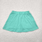 RTS NO MOQ Summer Sibling Baby Girls Pocket Cotton Skorts Skirts