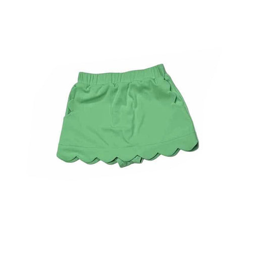 4.1 GLK0072 Light green pockets kids girls summer activewear skirt Pre order