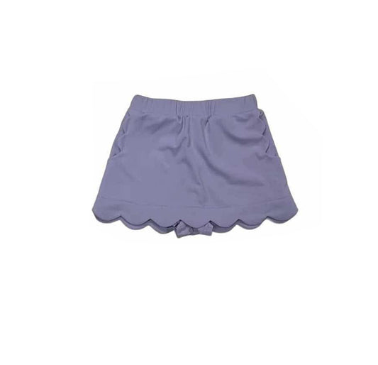 4.1 GLK0073 Gray pockets kids girls summer activewear skirt Pre order