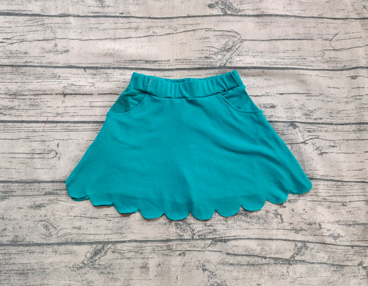 4.11 GLK0077 Baby Girls Dark Green Cotton Skorts Bottoms Pre order