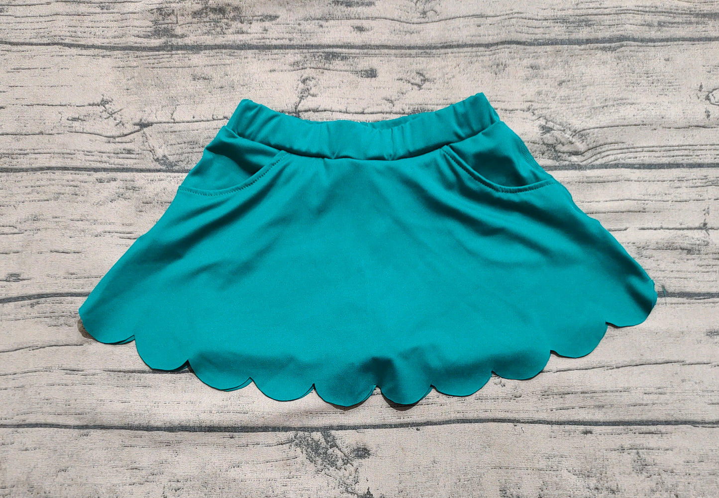 4.30 GLK0077 Baby Girls Dark Green Cotton Skorts Bottoms Preorder