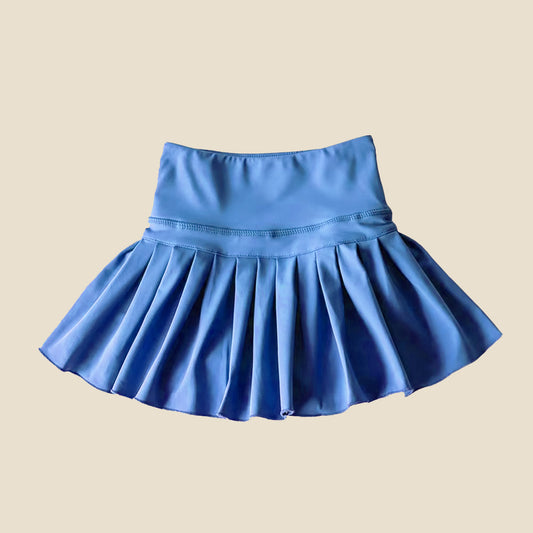 3.28 GLK0084 Dark Blue high waist kids girls summer activewear skorts Pre-order
