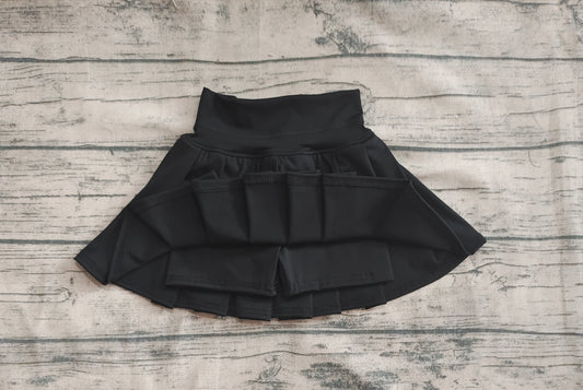 4.11 GLK0087 Baby Girls Black Yoga Active Wear Skirt Pre order