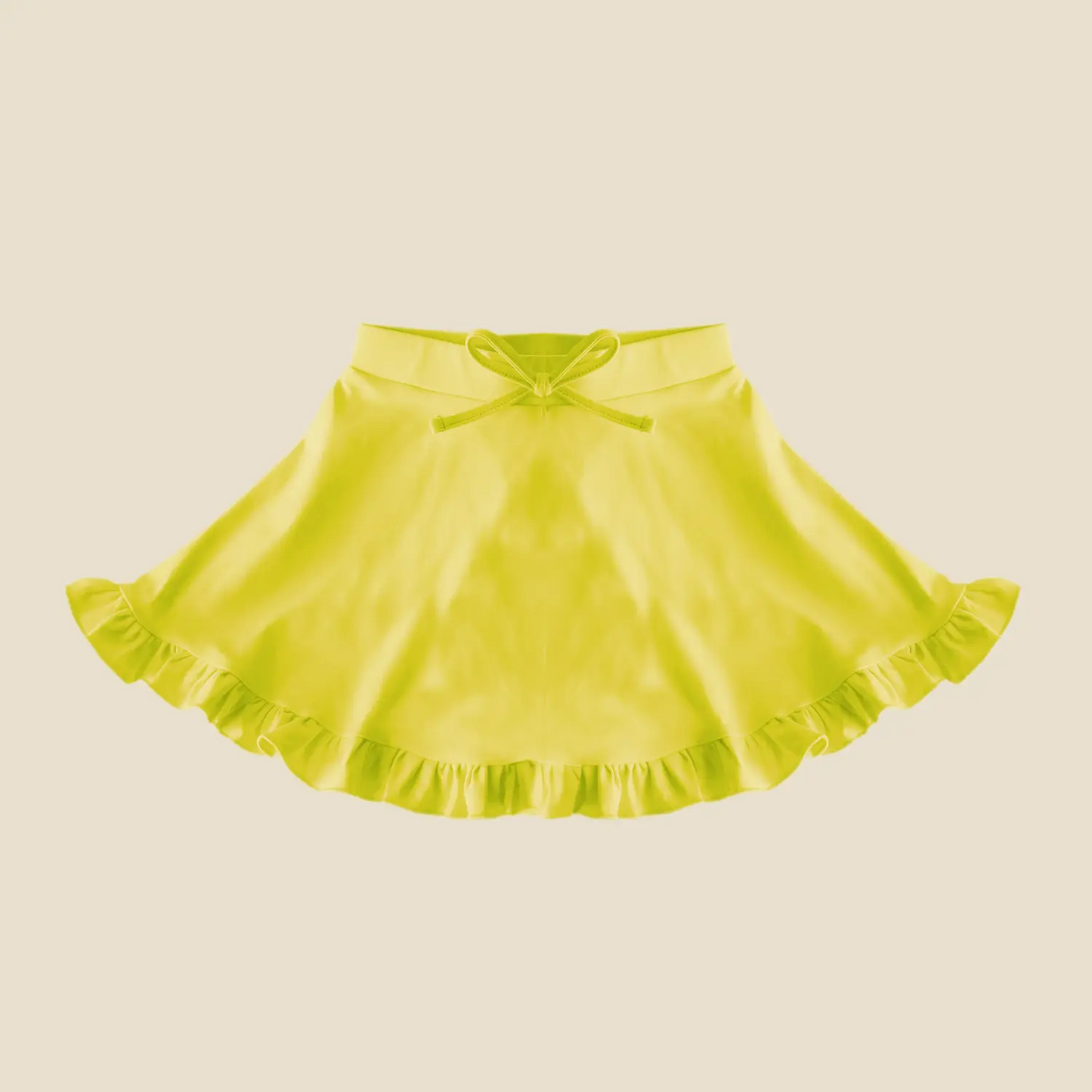 4.4 GLK0090 Yellow Baby Girls Yoga Active Wear Skirt Pre order
