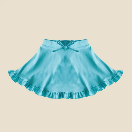 4.4 GLK0092 Lighjt Blue Baby Girls Yoga Active Wear Skirt Pre order
