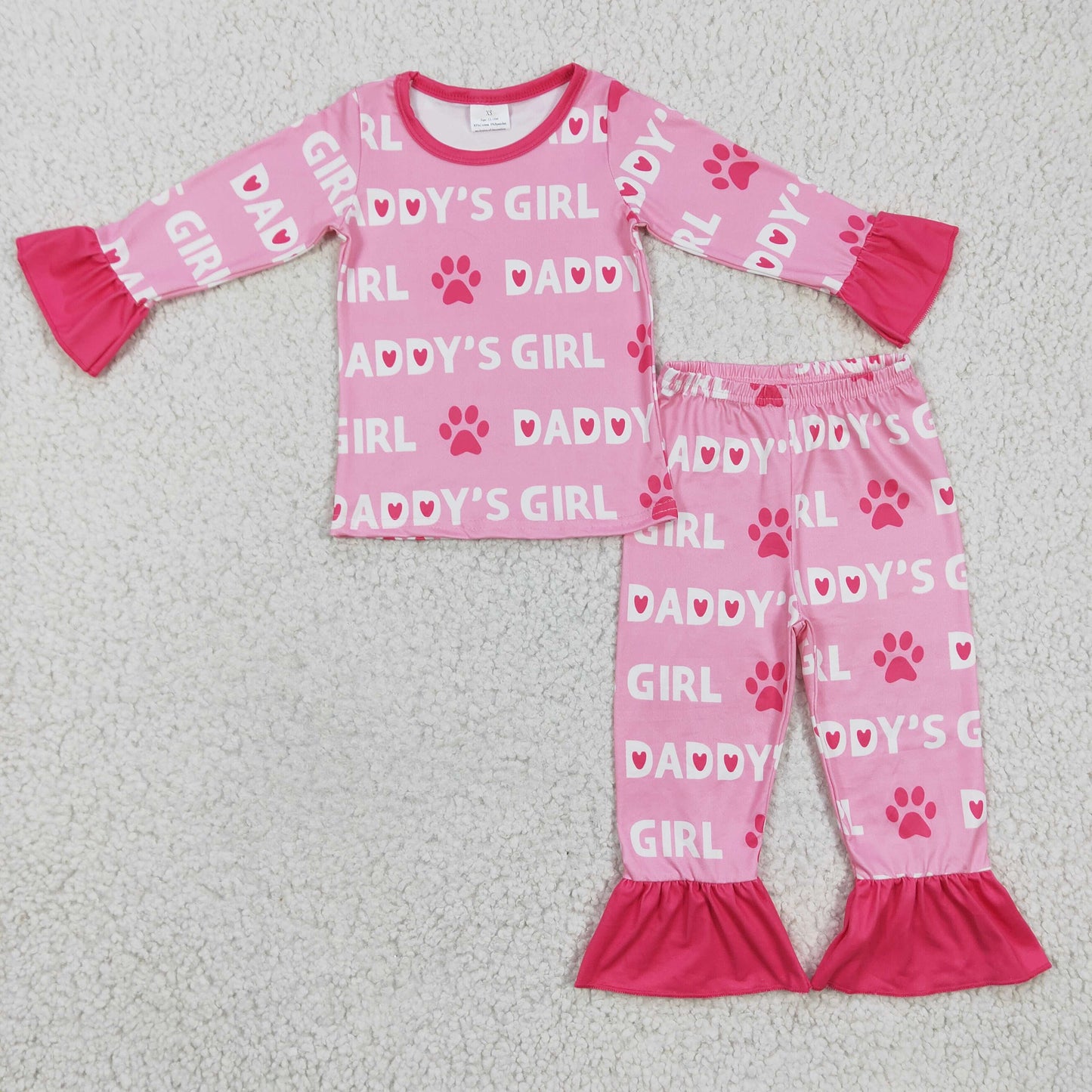 GLP0352 Hot Sale Girl Summer Long Sleeve Sets Kid Clothing