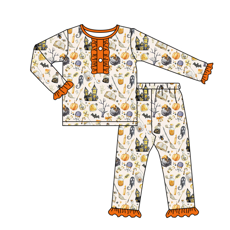 GLP1172 Halloween Baby Children Boutique Kid Clothing Set