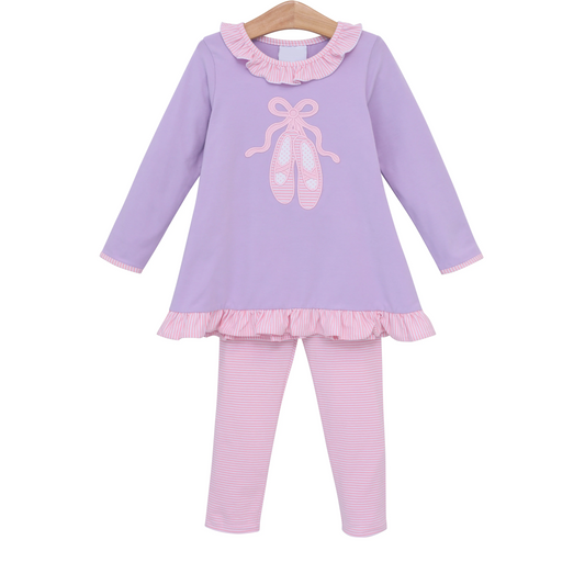 GLP1182 Purple Long Sleeve Baby Kids Boutique Kid Clothing