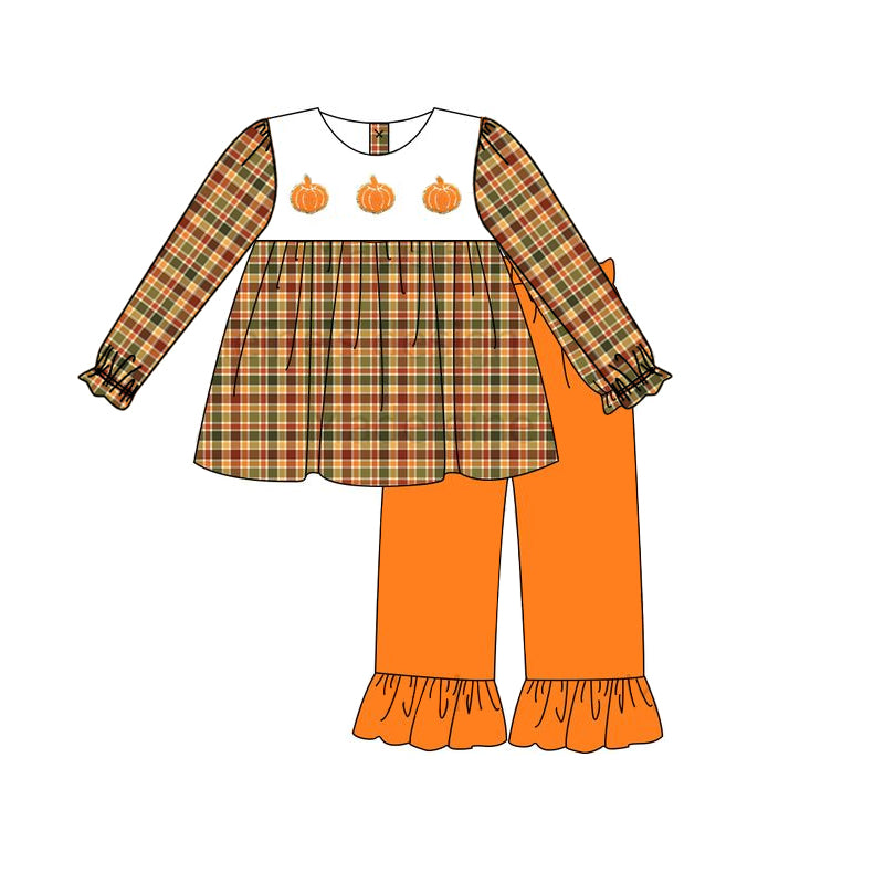 GLP1187 Halloween Wholesale Baby Kids Design Boutique Kid Clothing Set