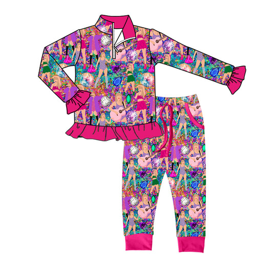 GLP1192 Girl Wholesale Baby Kids Design Boutique Kid Clothing Set