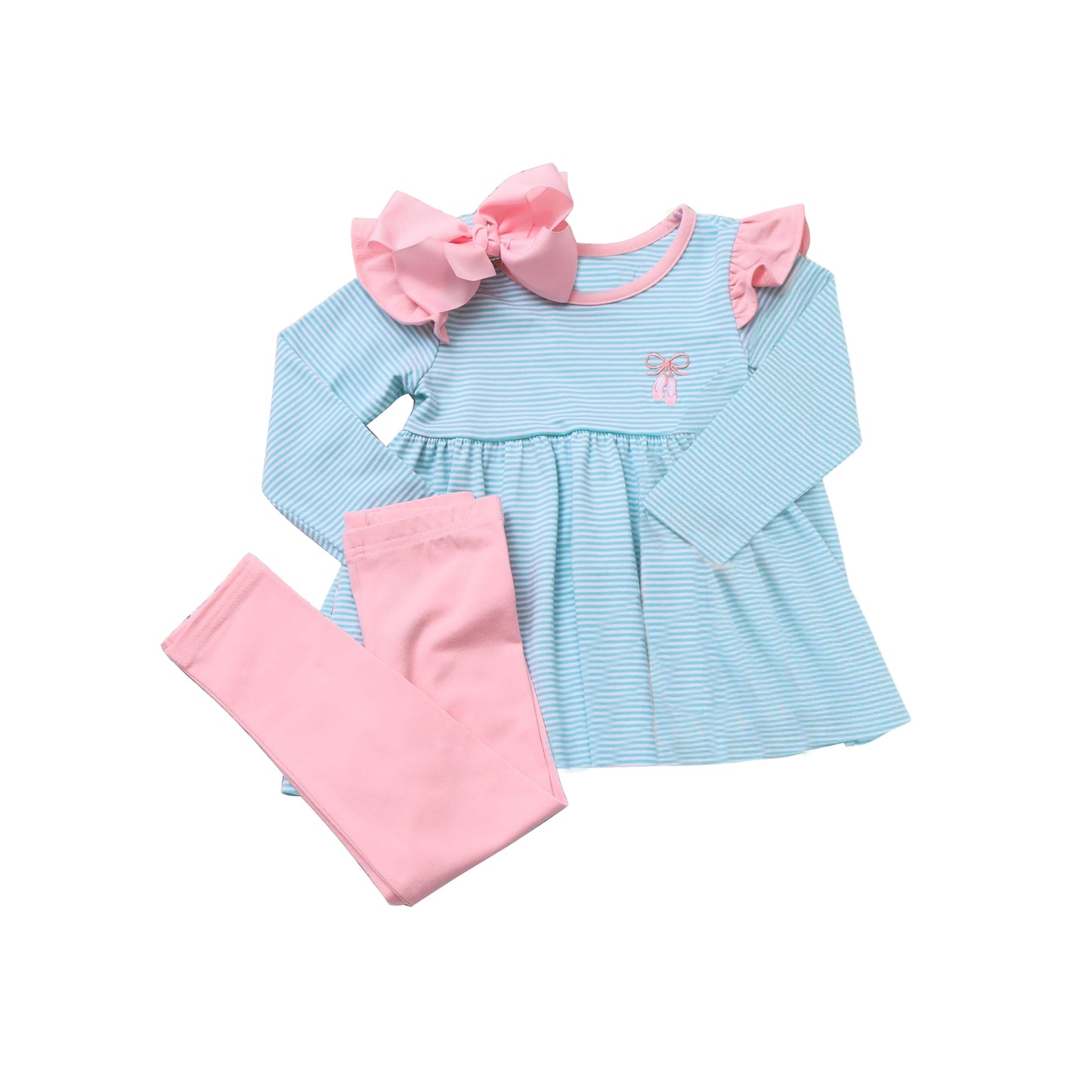 GLP1194 Pink Girls Wholesale Baby Kids Design Boutique Kid Clothing Set