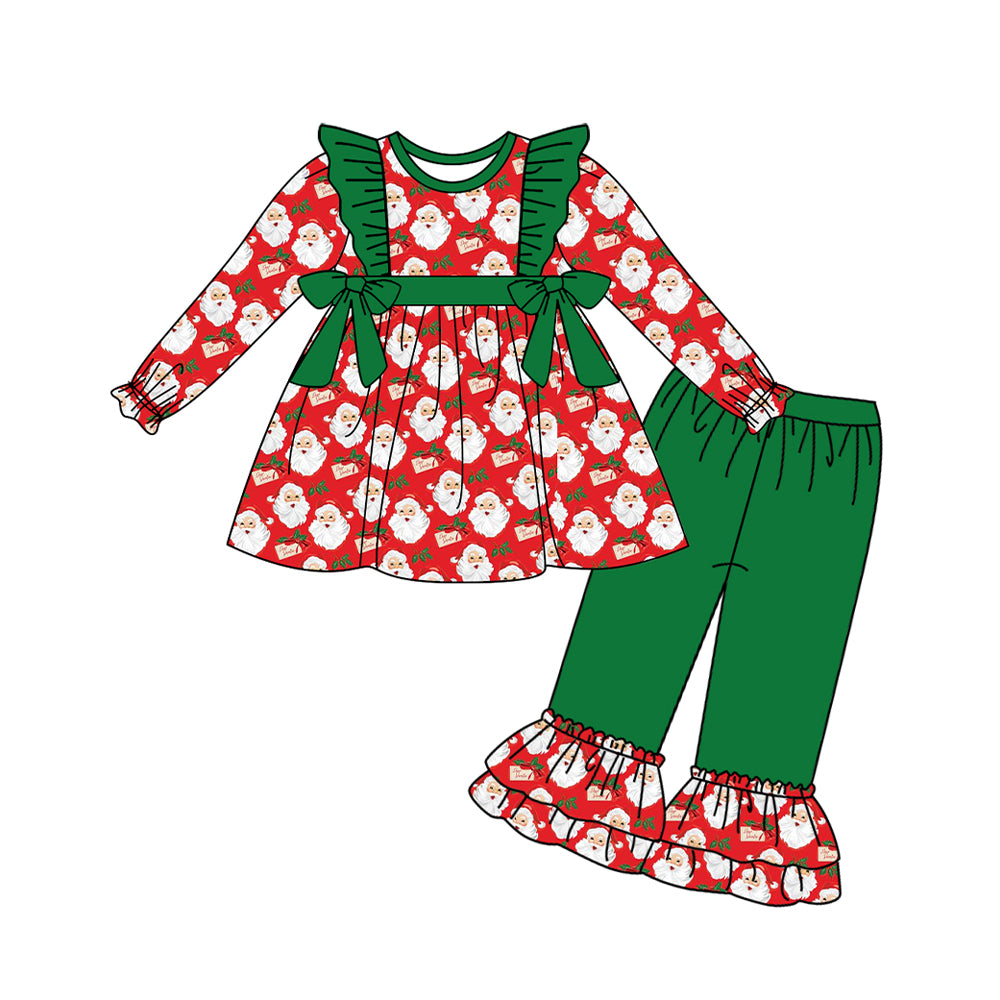 GLP1253 Christmas Long Sleeve Wholesale Boutique Kid Clothing Sets