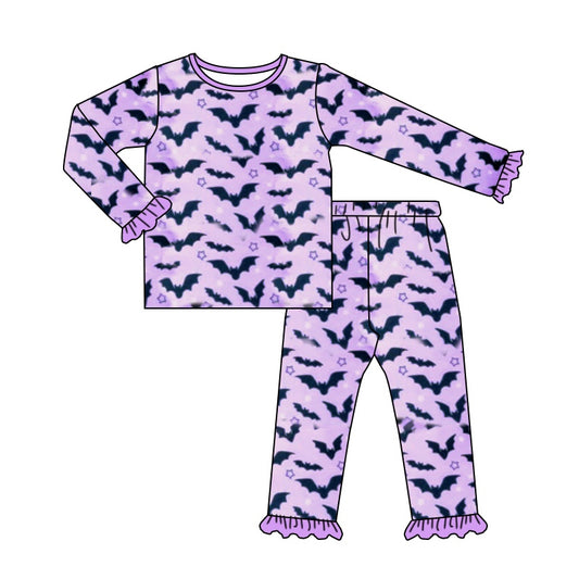 GLP1268 Purple Long Sleeve Wholesale Boutique Kid Clothing