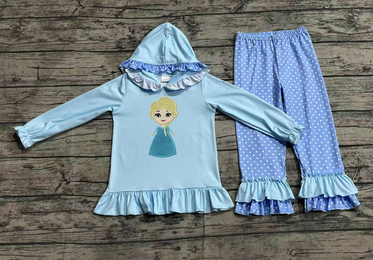GLP1289  Princess Long Sleeve Wholesale Boutique Kid Outfit Clothing Sets