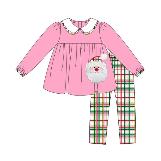 GLP1360 Pink Girls Children Long Sleeve Wholesale Boutique Kid Outfit