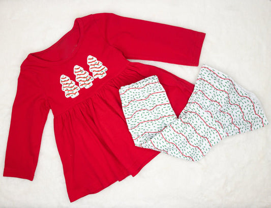 GLP1525 Red Girls Winter Long Sleeve Wholesale Boutique Kid Outfit Clothing Sets