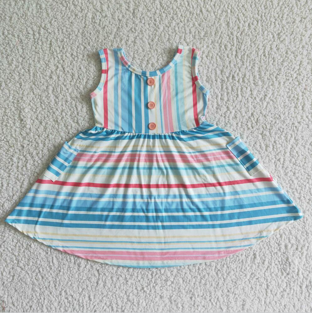 GSD0030 Cute Kid Shorts Summer Boutique Children Dress