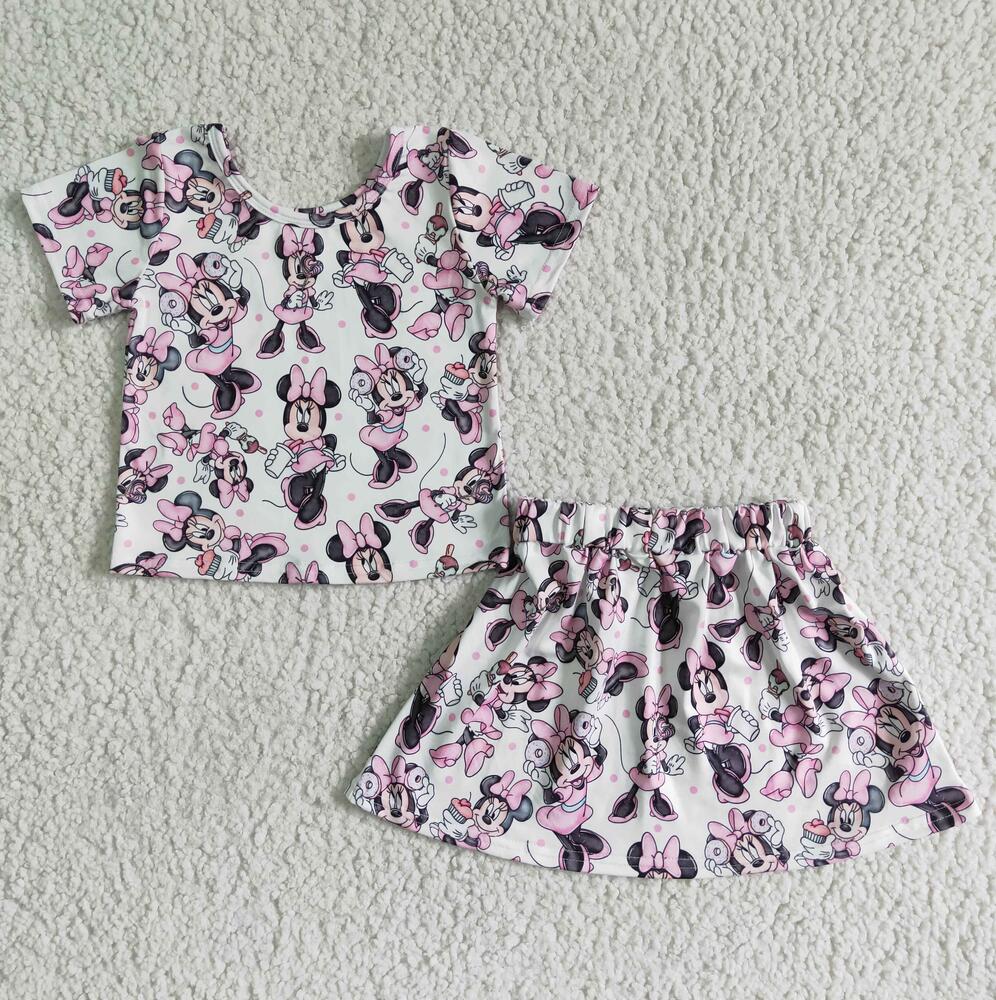 GSD0039 Pink Kid Shorts Summer Boutique Children Clothing