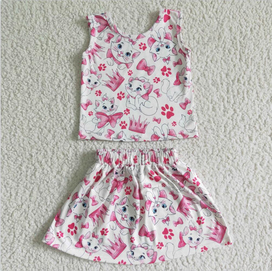 GSD0041 Cat Kid Shorts Summer Boutique Children Clothing