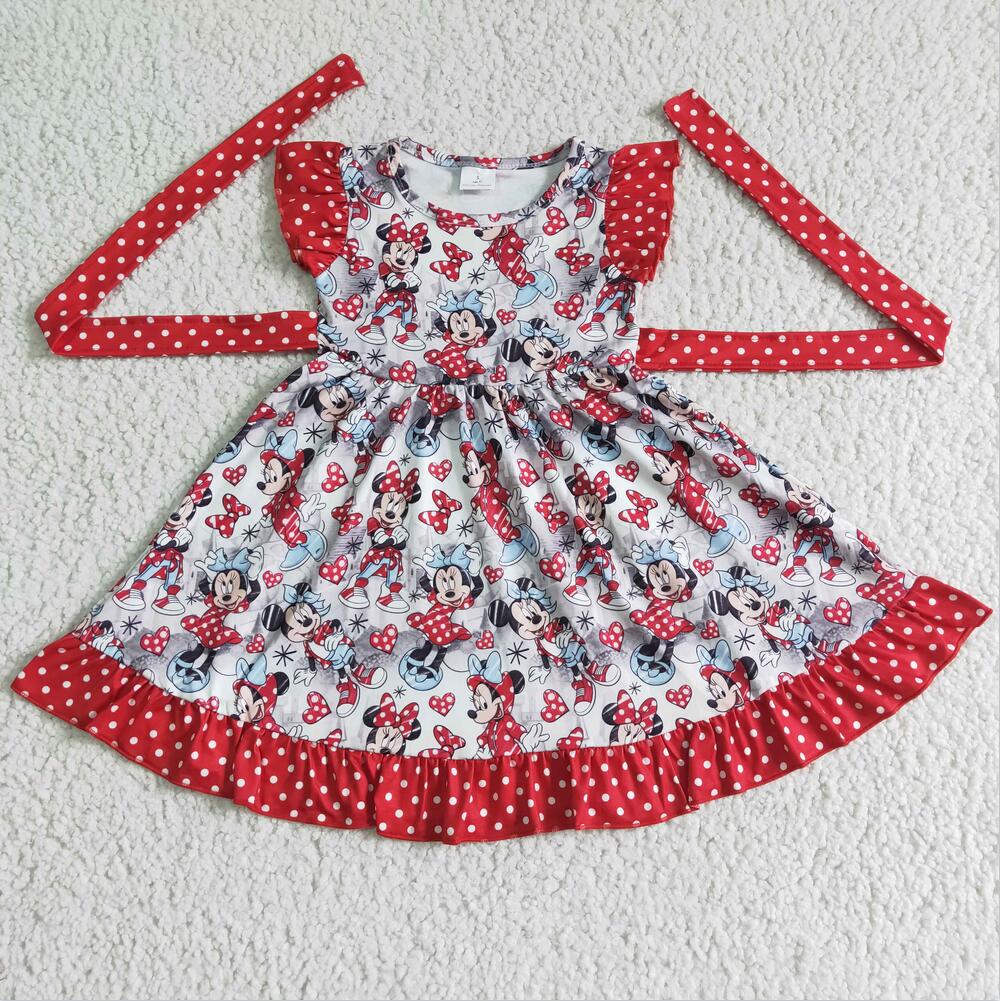 GSD0043 Cartoon Girl Summer Clothing Girls Dress