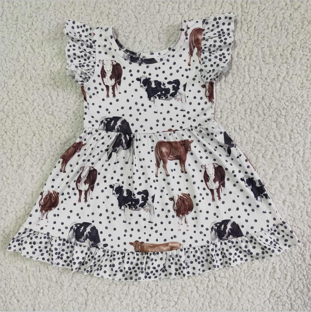 GSD0072  Cow Girl Summer Clothing Girls Dress