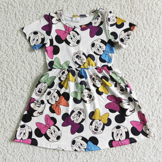 GSD0086 Cartoon Kid Shorts Summer Boutique Children Dress