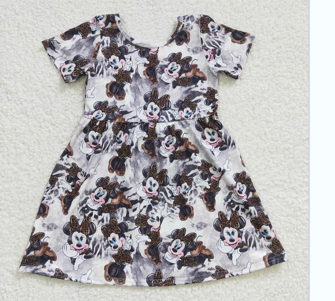 GSD0232 Short Sleeve Baby Girls Summer Dress