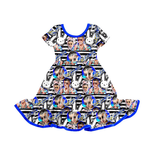 GSD1032 Girl Summer Design Short Sleeve Children Dresses