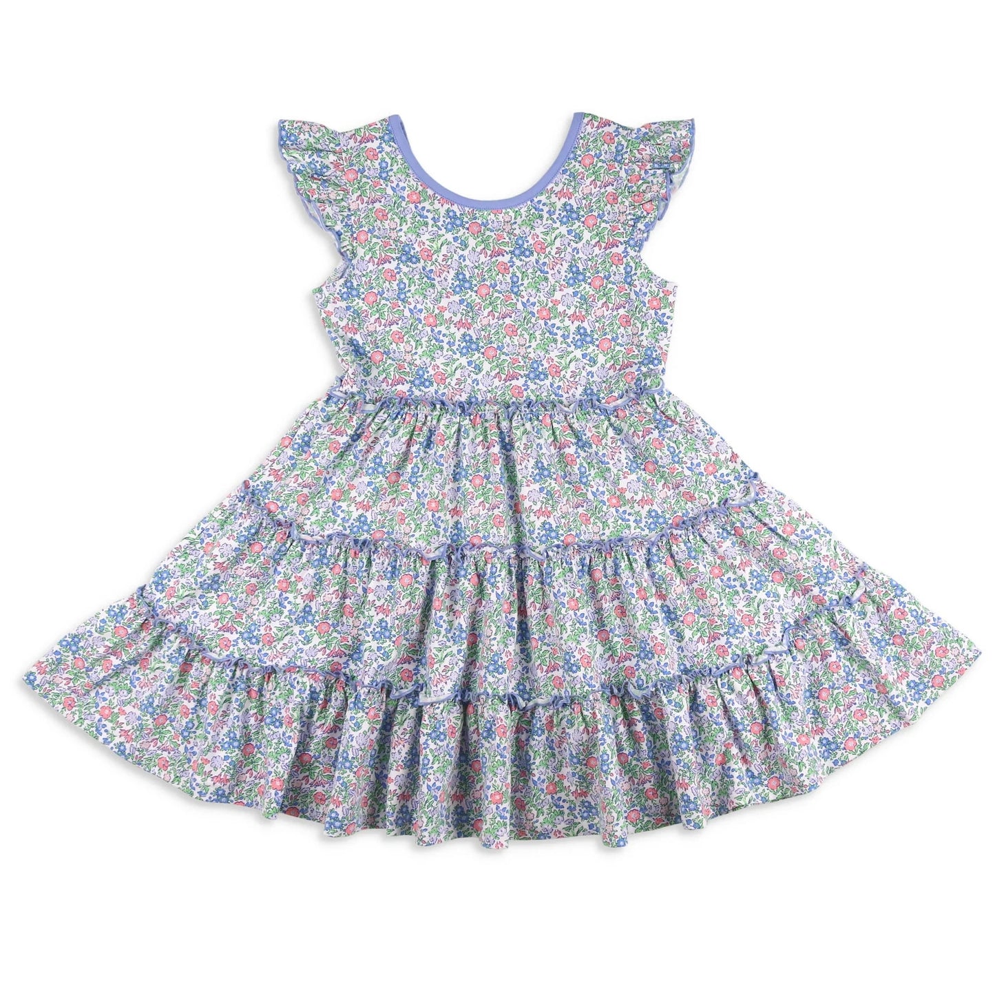 GSD1043 Summer Baby Girls Wear Short Sleeve Kid Twirl Dresses