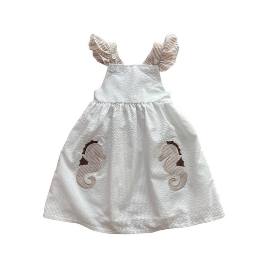 GSD1111 Seahorse Baby Girls Short Sleeve Dress