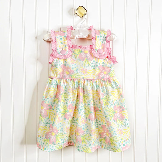 GSD1119 Hot Sale Cute Baby Girls Short Sleeve Dress