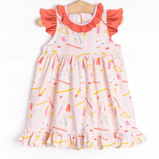 GSD1123 Cute Pencil Baby Girls Short Sleeve Dress